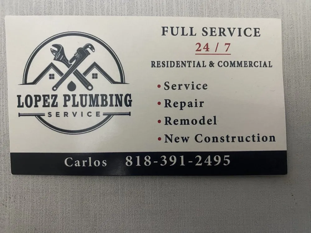 Slide of Lopez Plumbing Service