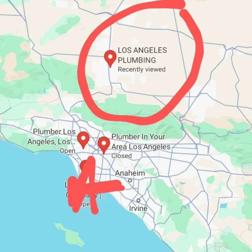 Slide of Los Angeles Plumbing