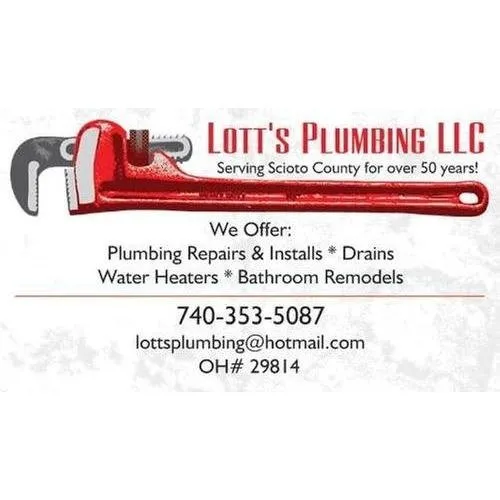 Reliable water heater service in Minford, OH by Lott's Plumbing