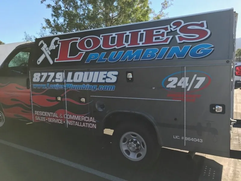Slide of Louie's Plumbing