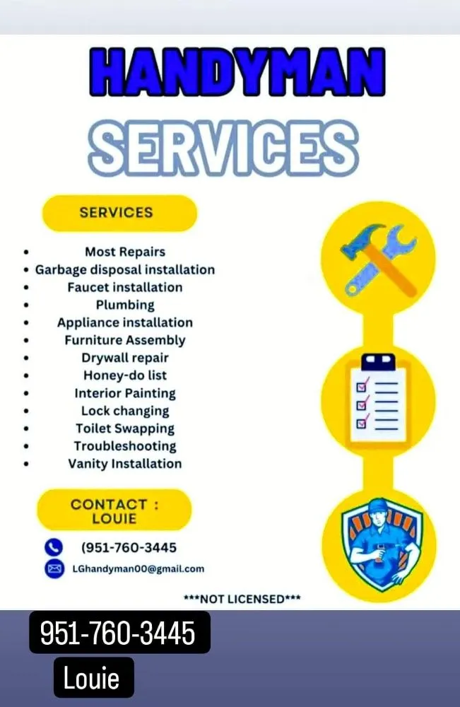 Slide of Lou's Handyman Service