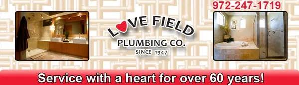 Love Field Plumbing Co Logo