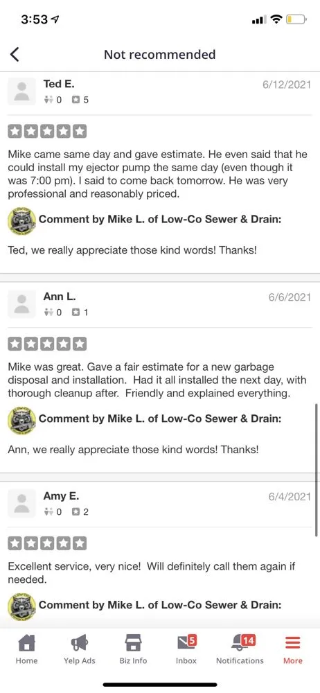 Professional emergency plumbing experts serving New Lenox, IL - Low-Co Sewer & Drain