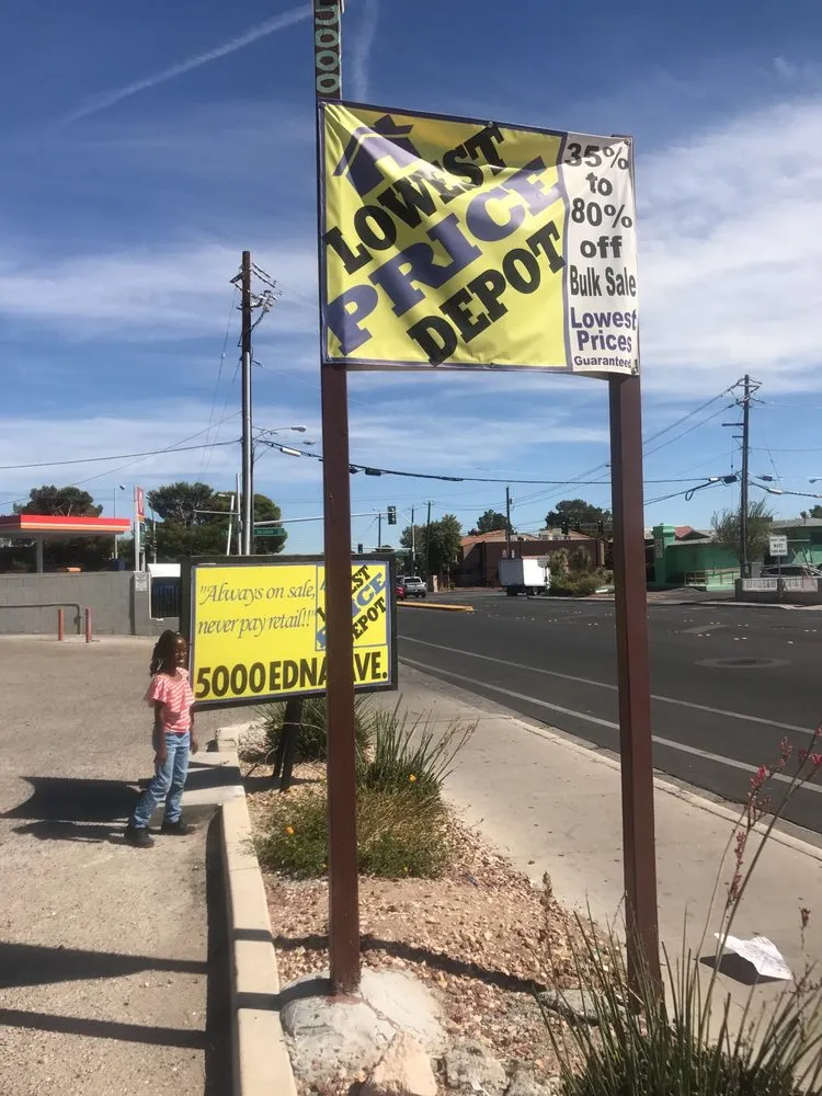 Slide of Lowest Price Depot