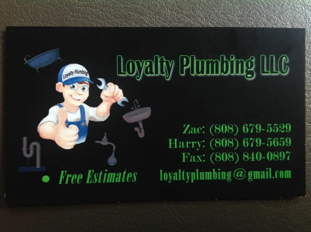 Slide of Loyalty Plumbing