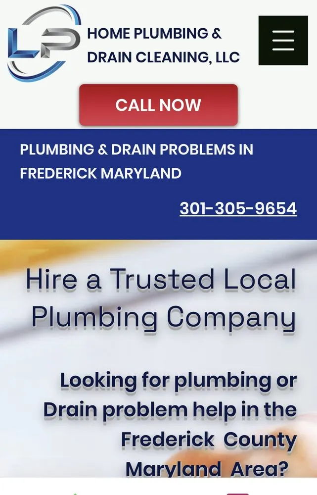 Slide of LP Home Plumbing & Drain