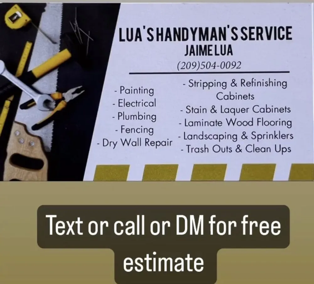 Slide of Lua’s Handyman's Service
