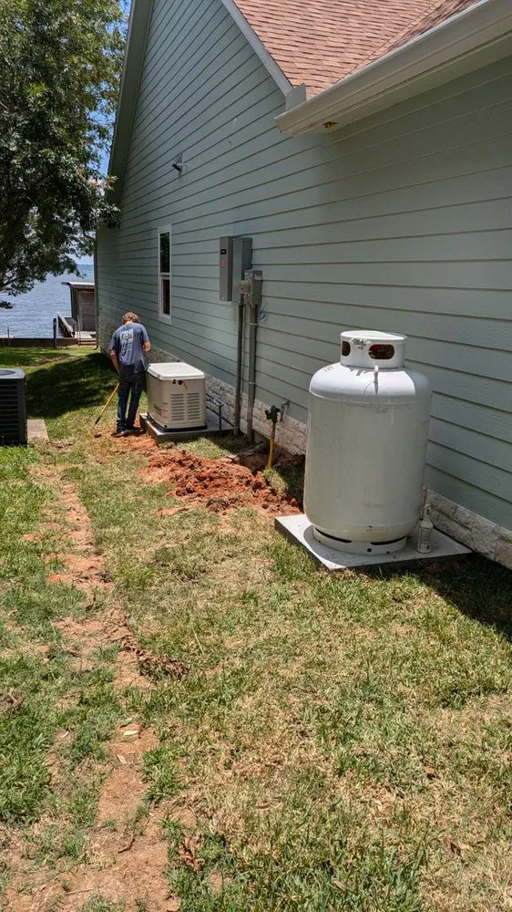 Slide of Lucas Propane Installation