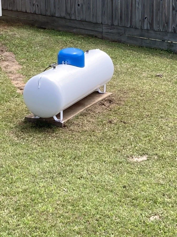 Slide of Lucas Propane Installation