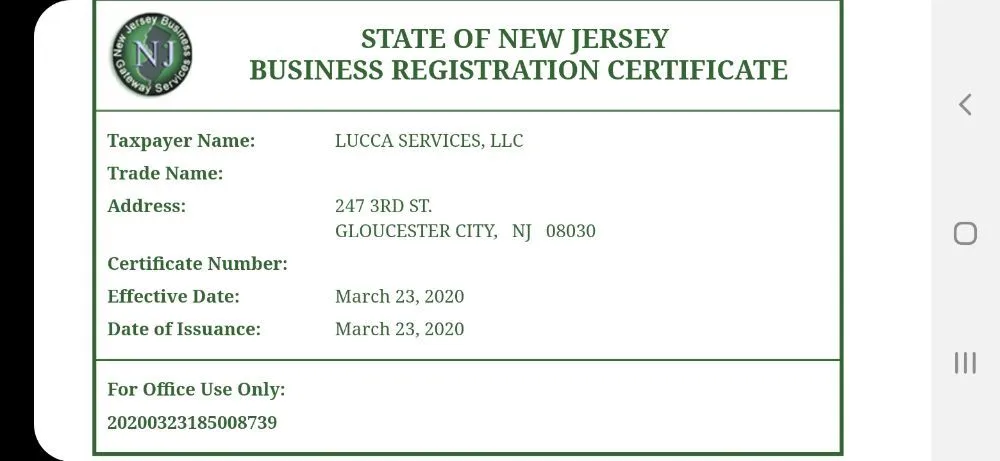 Slide of Lucca services