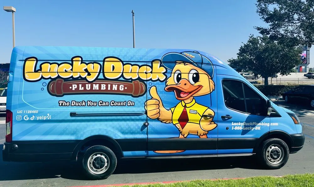 Slide of Lucky Duck Plumbing