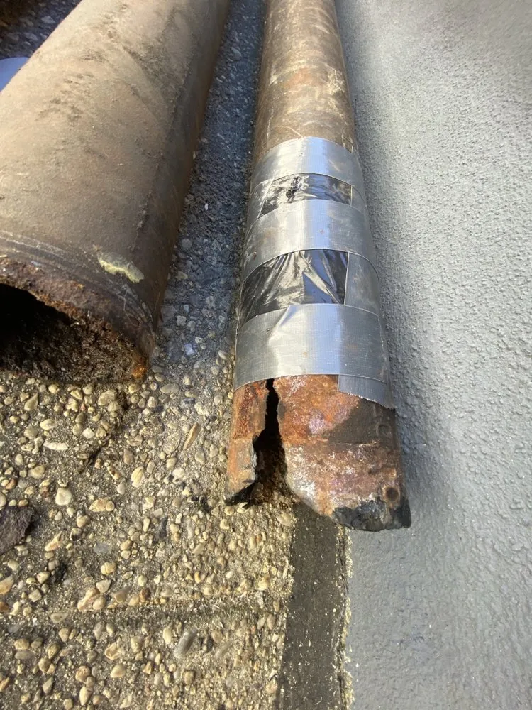 Slide of Lujan plumbing/drain cleaning