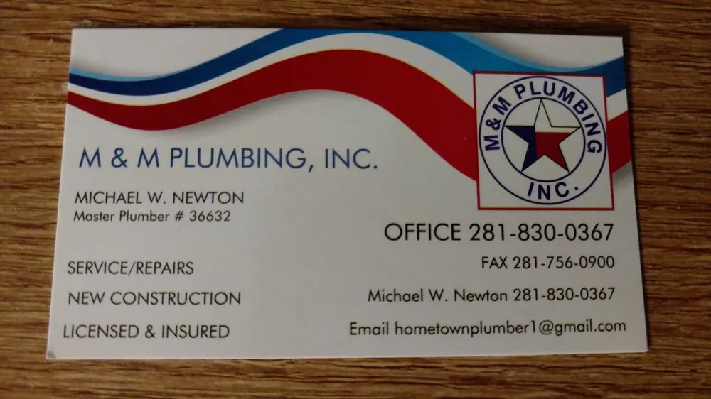 Slide of M & M Plumbing