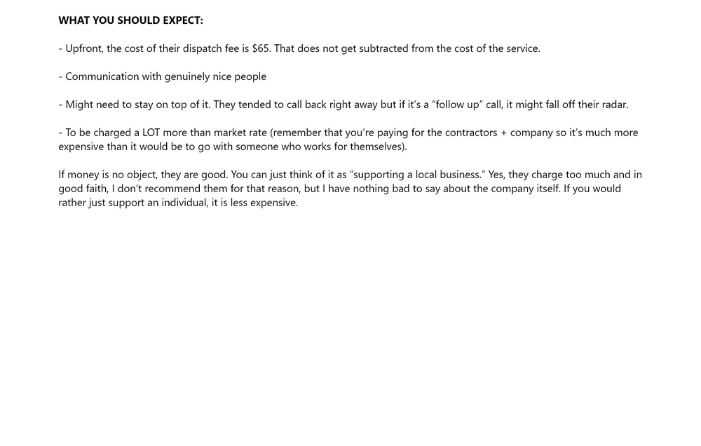 Slide of M Cary & Daughters Plumbing Contractors