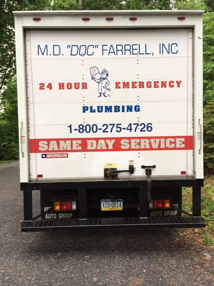 Slide of M D Farrell