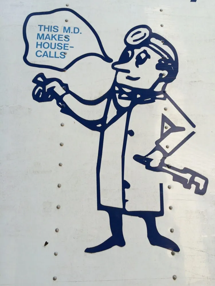 Slide of M D Farrell