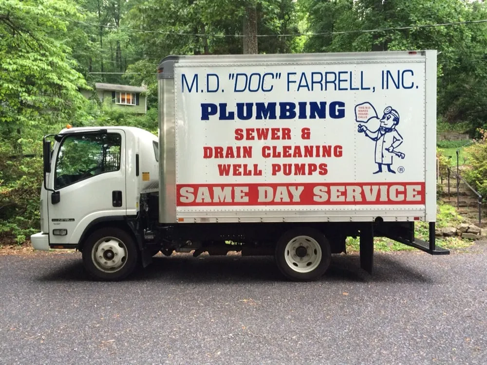 Slide of M D Farrell