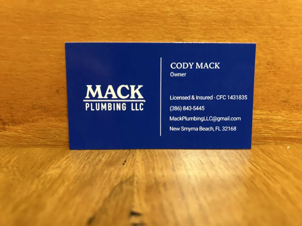 Slide of Mack Plumbing