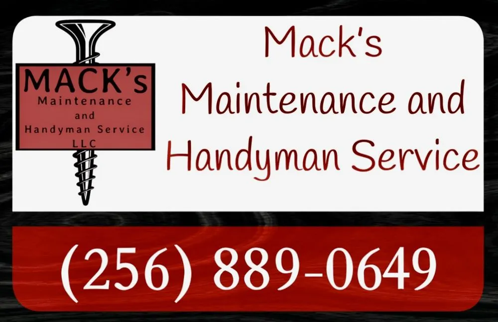 Reliable drain cleaning for homes in Tanner, AL by Mack's Maintenance and Handyman Service