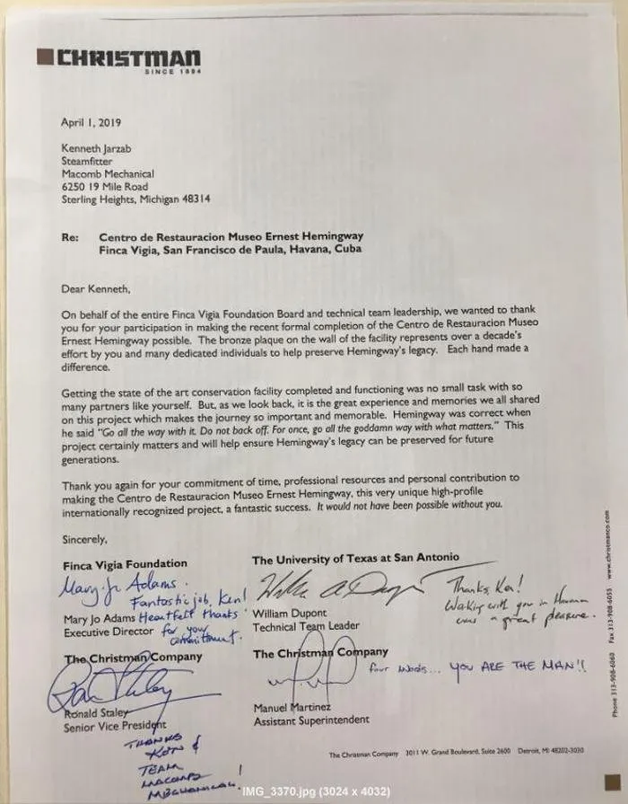 Slide of Macomb Mechanical