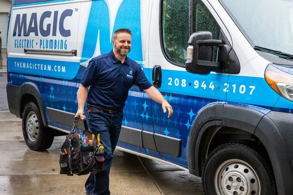 Slide of Magic Electric, Plumbing, Heating + Air