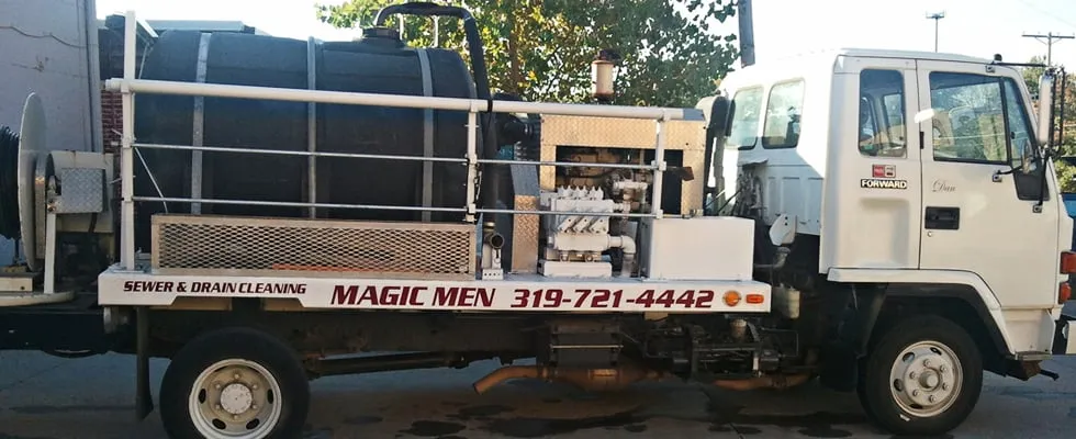 Slide of Magic Men Sewer Drain And Cleaning
