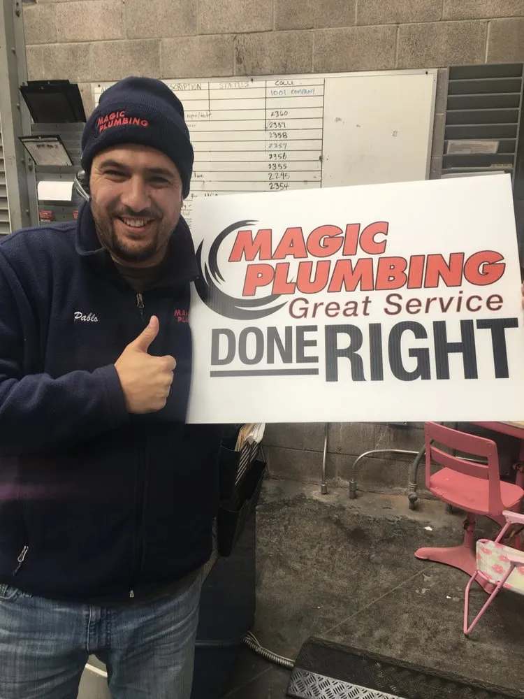 Slide of Magic Plumbing