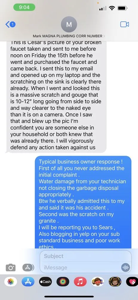 Slide of Magna Plumbing