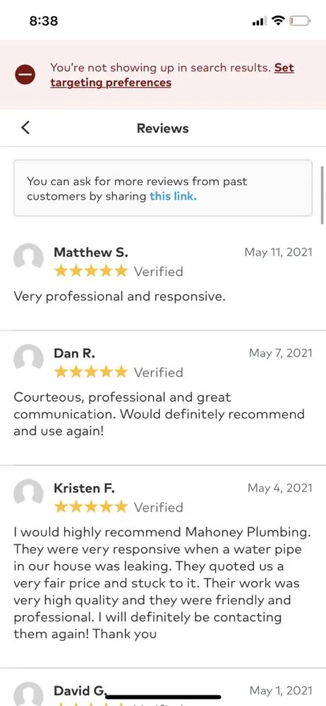 Slide of Mahoney Plumbing & Heating