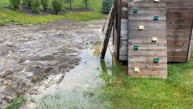 Slide of Main Drain Sewer & Repair