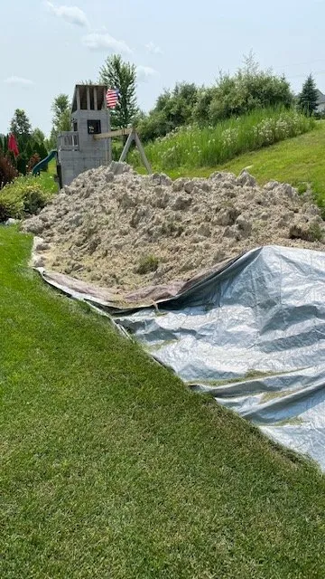 Slide of Main Drain Sewer & Repair