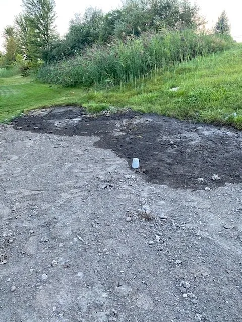 Slide of Main Drain Sewer & Repair