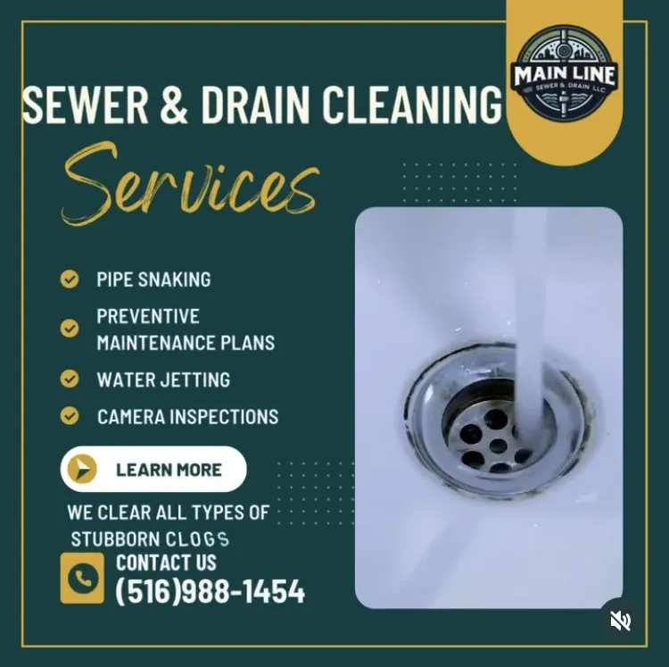 Slide of Main Line Sewer & Drain