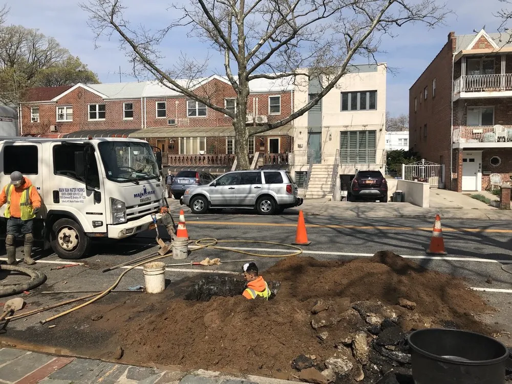 Slide of Main Man Water Main & Sewer Service