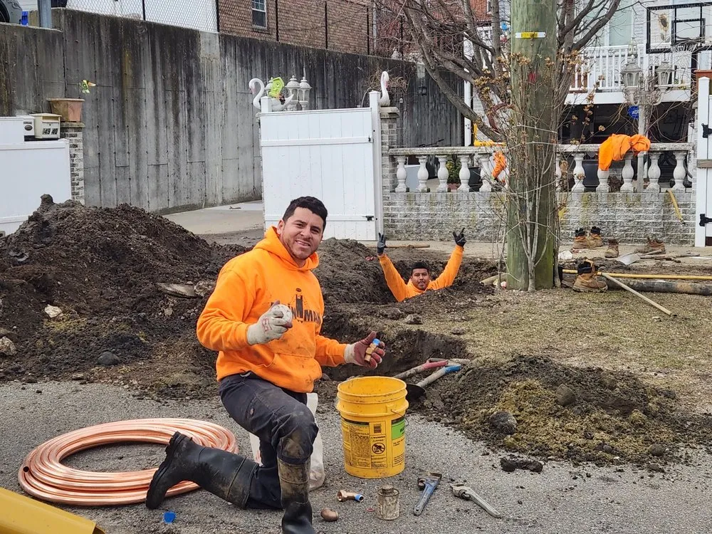 Slide of Main Man Water Main & Sewer Service