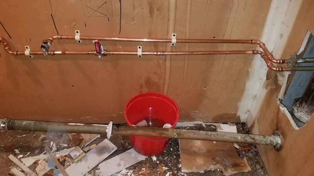 Slide of Main Plumbing Services