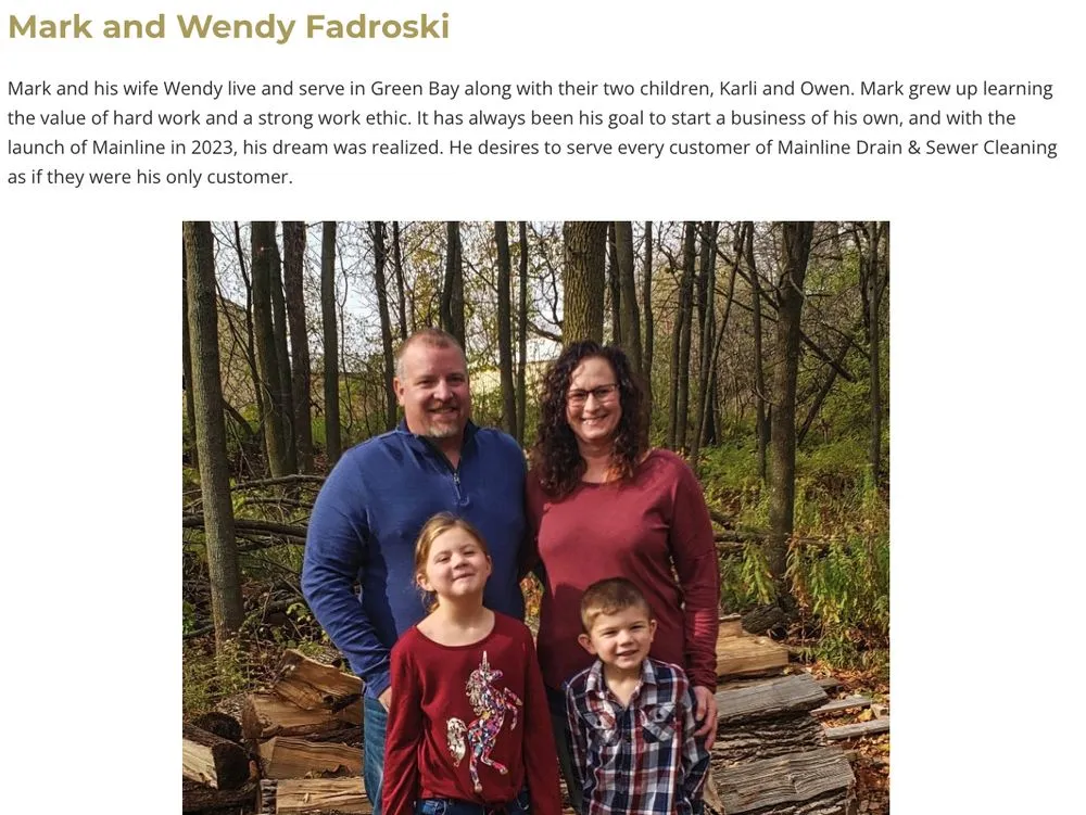 Slide of Mainline Drain & Sewer Cleaning