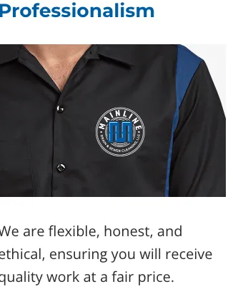 Slide of Mainline Drain & Sewer Cleaning