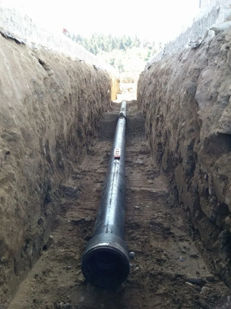 Slide of Mainline Plumbing and Drain