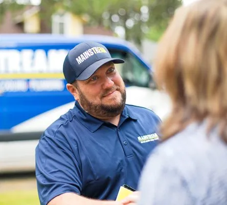 Mainstream Electric Heating Cooling & Plumbing Logo