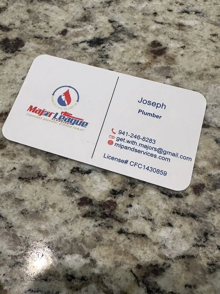 Trusted emergency plumbing for homes in North Port, FL by Major League Plumbing and Home Services