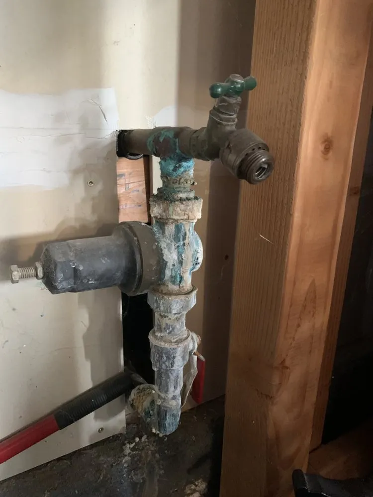 Slide of Major Leak Plumbing