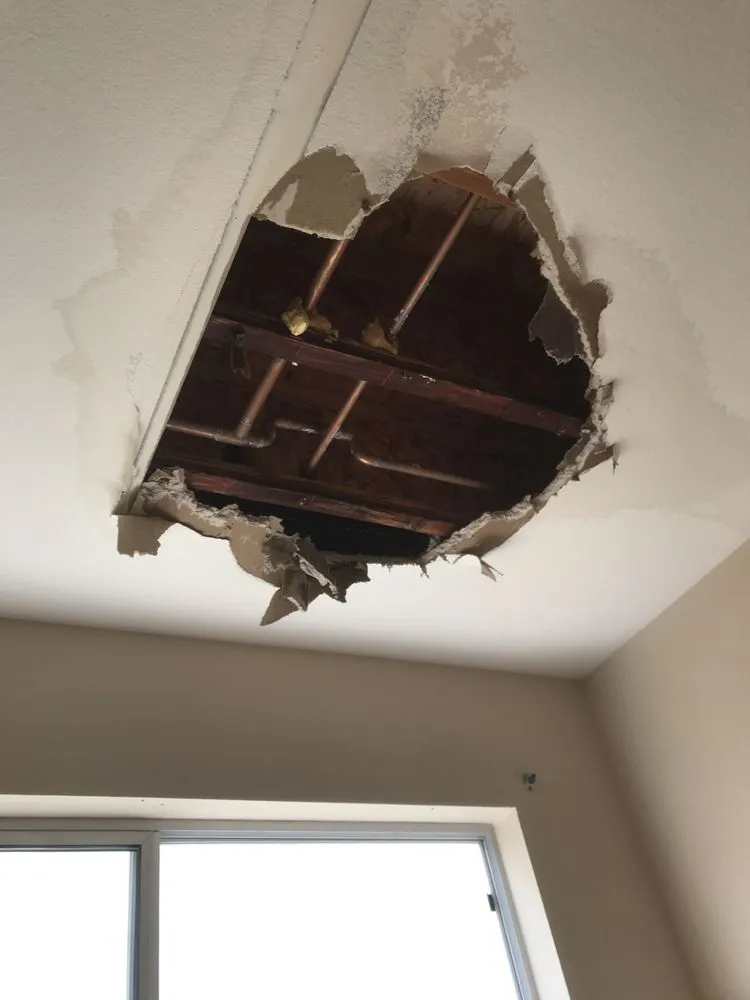 Slide of Major Leak Plumbing