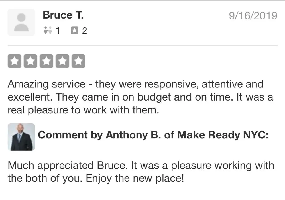 Slide of Make Ready NYC