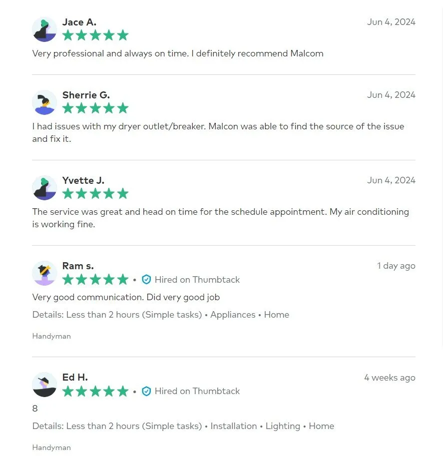 Slide of Malcon's Maintenance and Repair