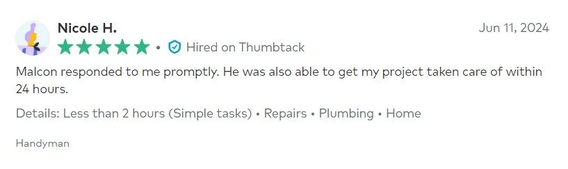 Slide of Malcon's Maintenance and Repair