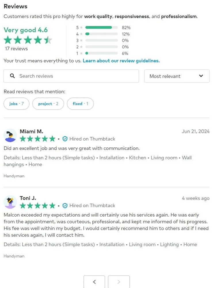 Slide of Malcon's Maintenance and Repair