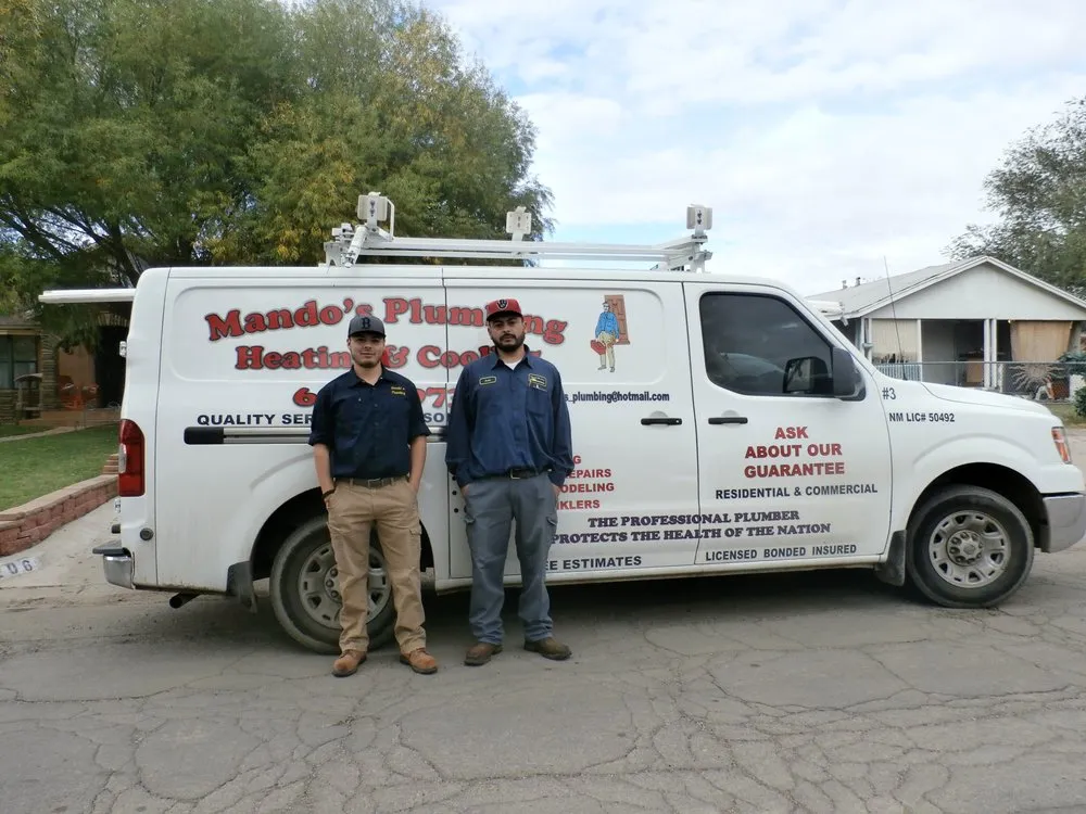 Slide of Mando's Plumbing, Heating & Cooling