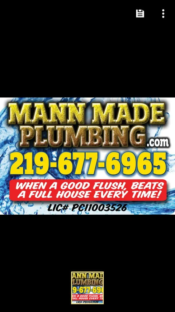Slide of Mann Made Plumbing