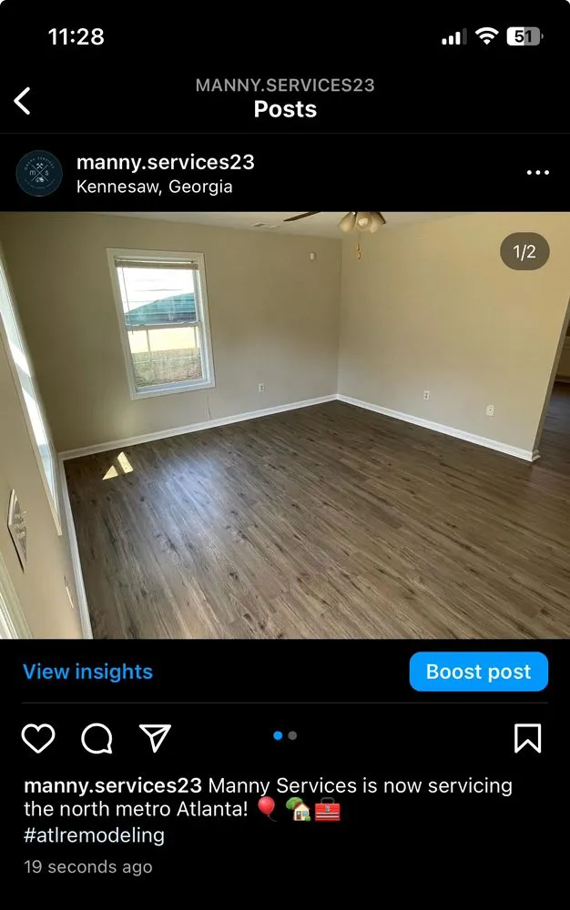 Slide of Manny Services